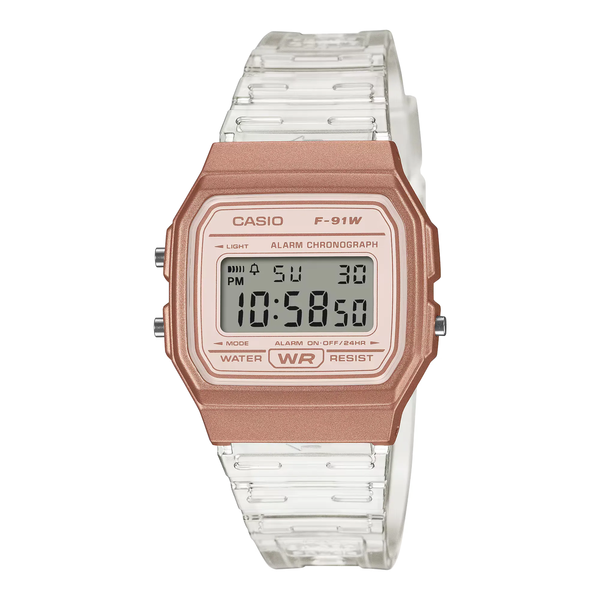 Casio F-91WS-7A3DF Rose Gold