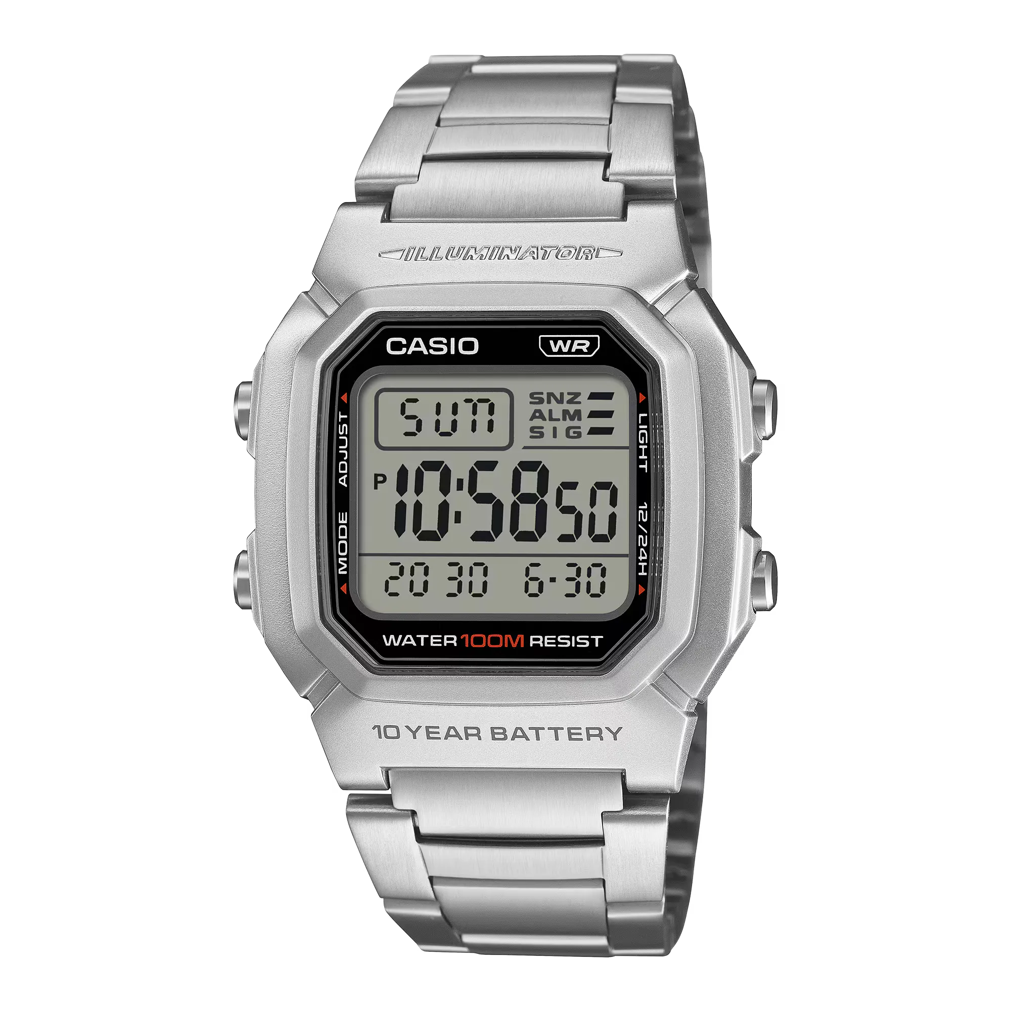 Casio W-800HD-1AV Steel Digital
