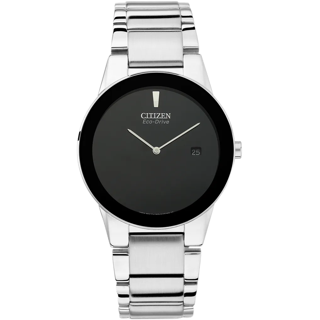 Citizen Axiom AU1060-51E Black Dial Silver