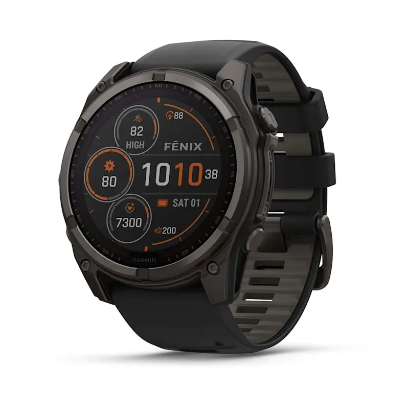 Garmin fenix 8 51mm Solar Sapphire Titanium Premium Outdoor Watch