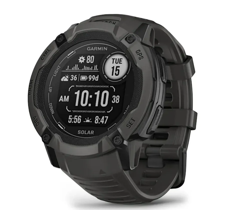 Garmin Instinct 2X Solar GPS Outdoor Watch with Flashlight