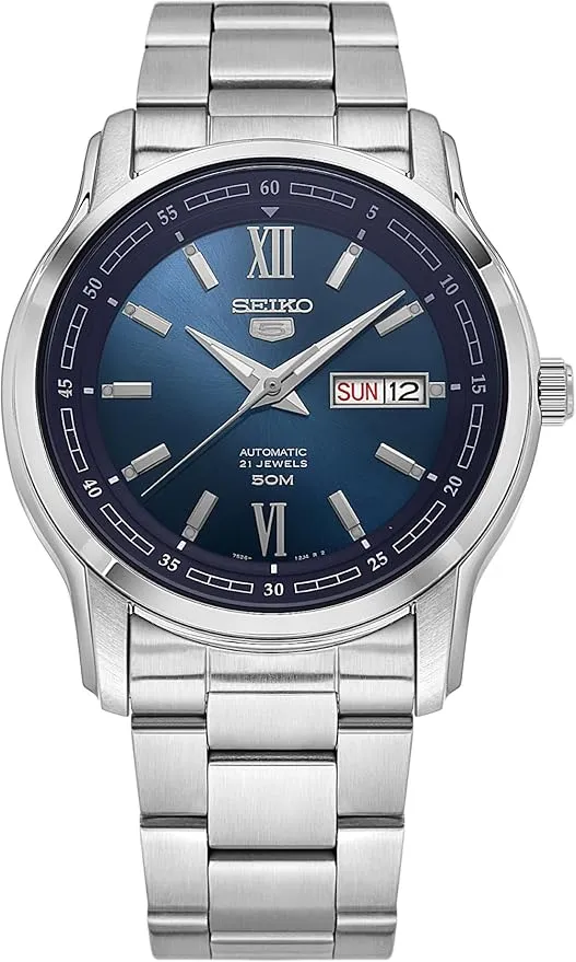Seiko SNKP17K1 Blue Dial Day-Date